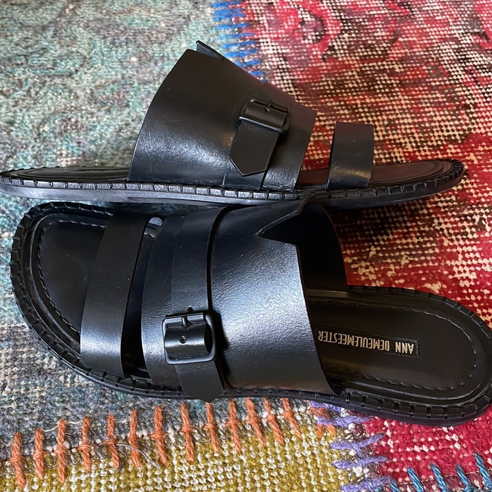 Ann Demeulemeester Black Sandals - Picture 5 of 7